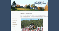 Desktop Screenshot of bluehillfarmpa.com